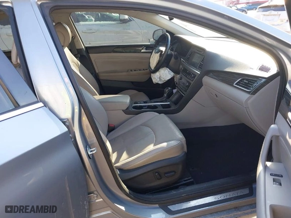 2015 Hyundai Sonata 2.4L Sport with VIN 5NPE34AF1FH142957, listed as a IAAI auction lot 41381762 with 143,597 mi miles. Bid and sale history available at carsss.com. Image 5.
