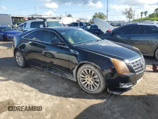 2012 Cadillac CTS Coupe Performance with VIN 1G6DL1E31C0111827, listed as a Copart auction lot 73833344 with 0 mi miles and Salvage Title. Bid and sale history available at carsss.com. Image 4.