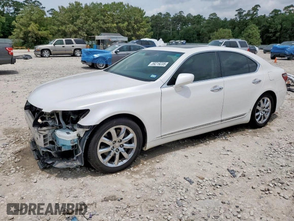 2007 Lexus LS 460 z VIN JTHBL46F175046208, wystawiony jako Copart lot #59219235 z przebiegiem 189 982 mil mil oraz Szkoda całkowita • Salvage title. Historia ofert i sprzedaży dostępna na DreamBid. Obrazek 1.