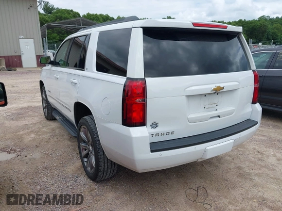 2020 Chevrolet Tahoe LT with VIN 1GNSKBKC8LR108377, listed as a IAAI auction lot 42545775 with 90,425 mi miles and . Bid and sale history available at DreamBid. Image 3.