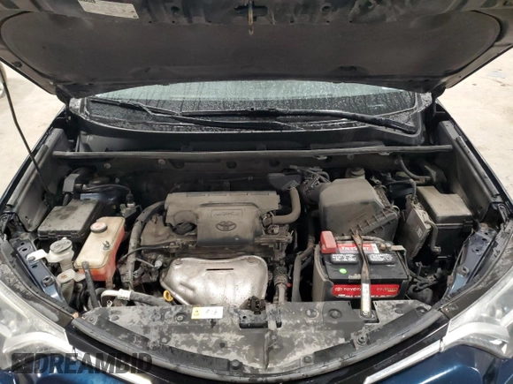 2017 Toyota RAV4 LE with VIN JTMBFREV2HJ155056, listed as a Copart auction lot 50541905 with 152,780 mi miles and Salvage Title. Bid and sale history available at DreamBid. Image 12.