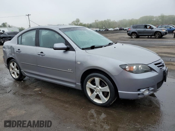 2006 Mazda 3 s with VIN JM1BK324561467955, listed as a Copart auction lot 55207355 with 99,601 mi miles and Salvage Title. Bid and sale history available at DreamBid. Image 4.