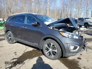 2018 Kia Sorento EX with VIN 5XYPHDA5XJG422216, listed as a Copart auction lot 45676175 with 106,771 mi miles and Salvage Title. Bid and sale history available at carsss.com. Image 4.