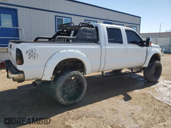 2013 Ford F-250 XL with VIN 1FT7W2B61DEB63274, listed as a Copart auction lot 54509595 with 121,843 mi miles and Salvage title. Bid and sale history available at DreamBid. Image 3.