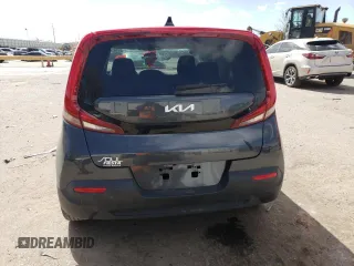 2022 Kia Soul LX with VIN KNDJ23AU8N7801887, listed as a Copart auction lot 47099145 with 22,684 mi miles and Salvage Title. Bid and sale history available at carsss.com. Image 6.