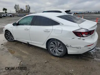 2021 Honda Insight Touring with VIN 19XZE4F96ME009546, listed as a Copart auction lot 48487045 with 60,446 mi miles and Salvage Title. Bid and sale history available at carsss.com. Image 2.