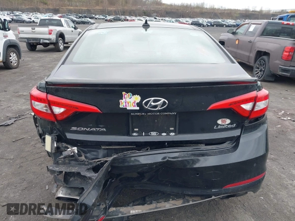 2016 Hyundai Sonata Sport with VIN 5NPE34AF6GH346509, listed as a IAAI auction lot 42082345 with 93,822 mi miles and . Bid and sale history available at DreamBid. Image 16.