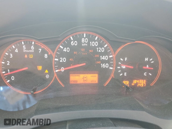 2009 Nissan Altima SL with VIN 1N4AL21E79N537892, listed as a Copart auction lot 52574625 with 184,366 mi miles and Salvage Title. Bid and sale history available at DreamBid. Image 9.