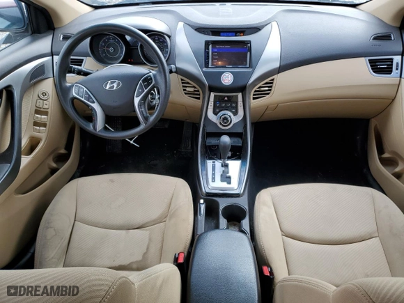 2012 Hyundai Elantra GLS with VIN KMHDH4AEXCU435645, listed as a Copart auction lot 51084635 with 212,753 mi miles and Salvage Title. Bid and sale history available at carsss.com. Image 8.