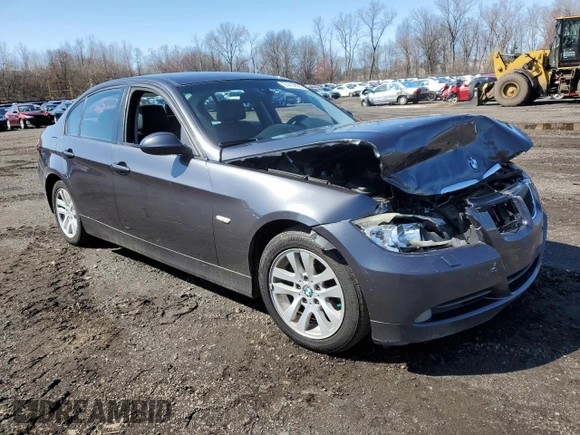 2007 BMW 3 Series 328xi with VIN WBAVC93567KX59692, listed as a Copart auction lot 51414125 with 205,973 mi miles and Salvage Title. Bid and sale history available at carsss.com. Image 4.