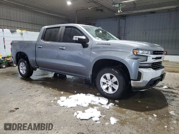2019 Chevrolet Silverado 1500 LT with VIN 1GCPYDEK1KZ272127, listed as a Copart auction lot 46158415 with 107,311 mi miles and Salvage Title. Bid and sale history available at DreamBid. Image 4.
