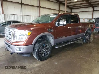 2016 Nissan Titan Platinum Reserve с VIN 1N6BA1F45GN507363, выставлен на аукционе Copart как лот 53625635 с пробегом 95 450 миль миль и Списание • Salvage title. История ставок и продаж доступна на DreamBid. Изображение 1.