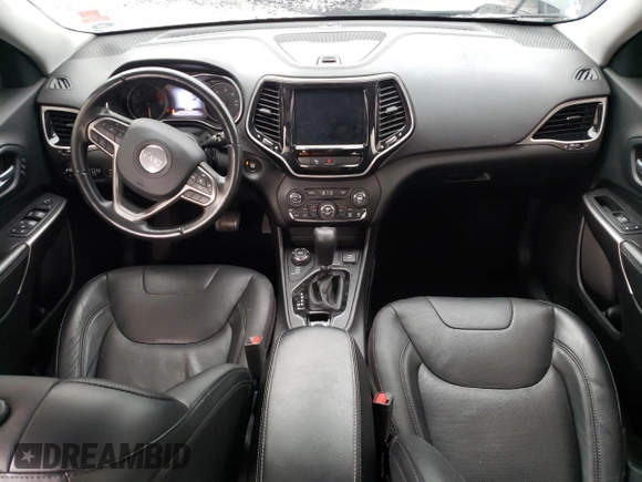 2019 Jeep Cherokee Limited with VIN 1C4PJMDX3KD472313, listed as a Copart auction lot 38220294 with 29,329 mi miles and Non Repairable. Bid and sale history available at carsss.com. Image 8.