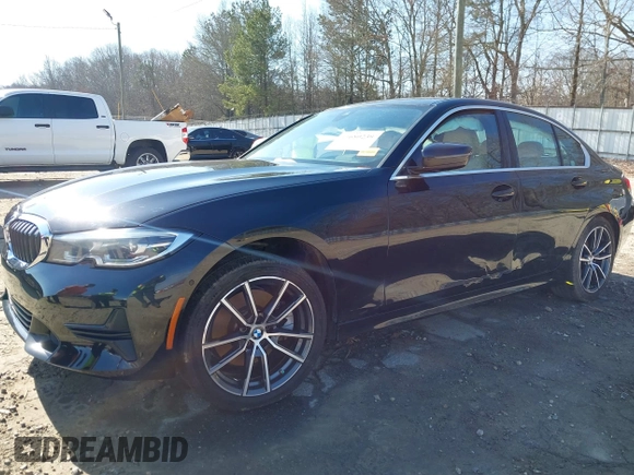 2020 BMW 3 Series 330i xDrive with VIN 3MW5R7J05L8B35758, listed as a IAAI auction lot 41680239 with 1 mi miles. Bid and sale history available at carsss.com. Image 17.