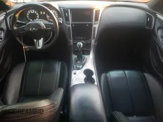 2022 Infiniti Q60 PURE with VIN JN1EV7JK6NM600315, listed as a Copart auction lot 79694504 with 84,201 mi miles and Salvage title. Bid and sale history available at DreamBid. Image 8.