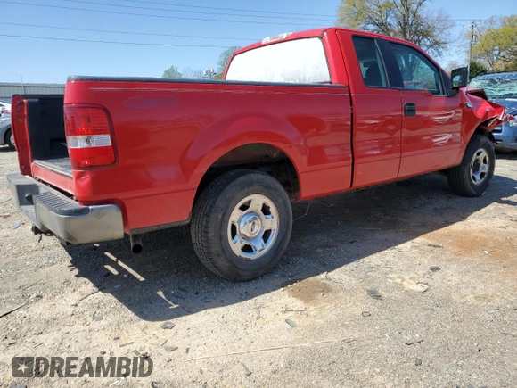 2006 Ford F-150 STX with VIN 1FTRX14W26NB57595, listed as a Copart auction lot 51207795 with 283,858 mi miles and Salvage title. Bid and sale history available at DreamBid. Image 3.
