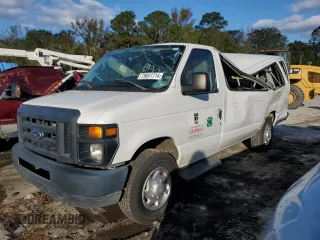 2013 Ford Econoline Passenger XL with VIN 1FBSS3BL5DDA77574, listed as a Copart auction lot 79841714 with 61,321 mi miles and Salvage Title. Bid and sale history available at DreamBid. Image 1.