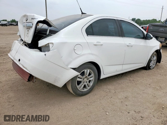 2012 Chevrolet Sonic LT z VIN 1G1JC5SH2C4208687, wystawiony jako Copart lot #57450375 z przebiegiem 155 645 mil mil oraz Szkoda całkowita • Salvage title. Historia ofert i sprzedaży dostępna na DreamBid. Obrazek 3.