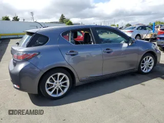 2012 Lexus CT 200h with VIN JTHKD5BH6C2107588, listed as a Copart auction lot 56581015 with 103,735 mi miles and Salvage title. Bid and sale history available at DreamBid. Image 3.