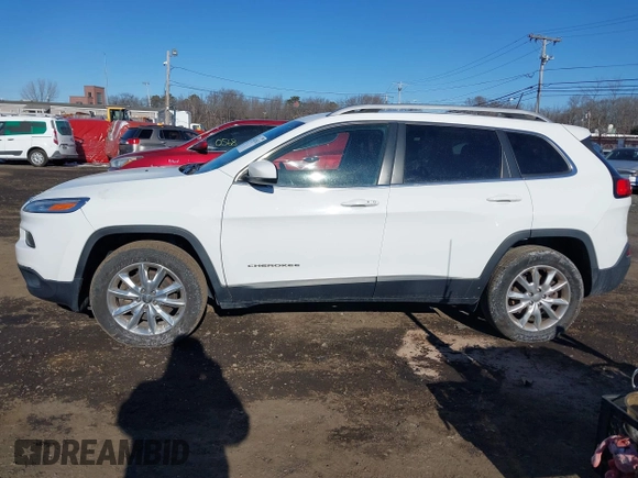2017 Jeep Cherokee Limited with VIN 1C4PJMDB0HW529665, listed as a IAAI auction lot 41412162 with 89,074 mi miles and . Bid and sale history available at DreamBid. Image 14.