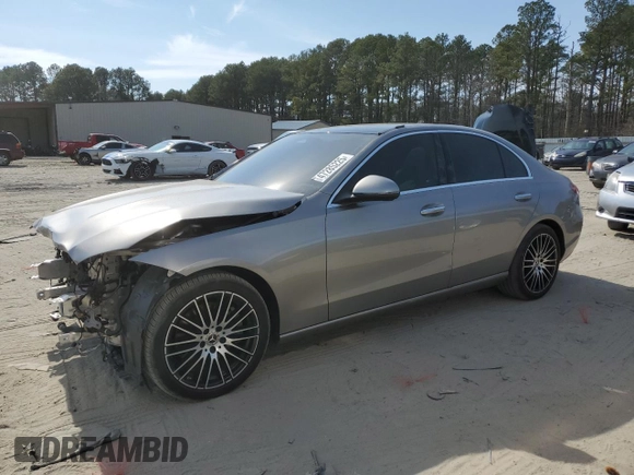 2023 Mercedes-Benz C 300 with VIN W1KAF4HBXPR151617, listed as a Copart auction lot 47285225 with 32,952 mi miles and Salvage Title. Bid and sale history available at DreamBid. Image 1.