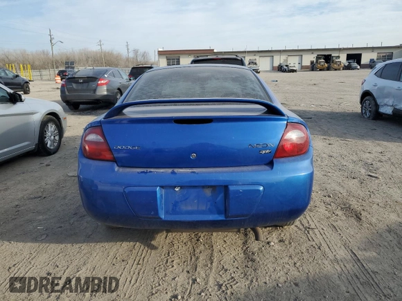 2005 Dodge Neon SXT with VIN 1B3ES56C05D117304, listed as a Copart auction lot 49072365 with 155,535 mi miles and Salvage Title. Bid and sale history available at DreamBid. Image 6.
