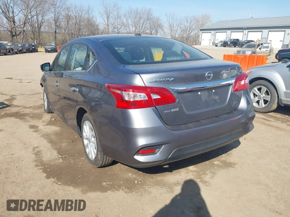 2019 Nissan Sentra SV with VIN 3N1AB7AP4KY433755, listed as a IAAI auction lot 41785490 with 81,756 mi miles and . Bid and sale history available at DreamBid. Image 3.