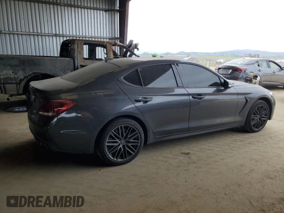 2019 Genesis G70 Advanced with VIN KMTG74LE3KU025030, listed as a Copart auction lot 46325035 with 26,942 mi miles and Clean Title. Bid and sale history available at DreamBid. Image 3.