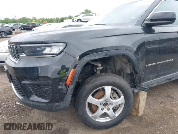 2023 Jeep Grand Cherokee Laredo with VIN 1C4RJHAG0PC640619, listed as a IAAI auction lot 42351031 with 53,507 mi miles and . Bid and sale history available at DreamBid. Image 6.