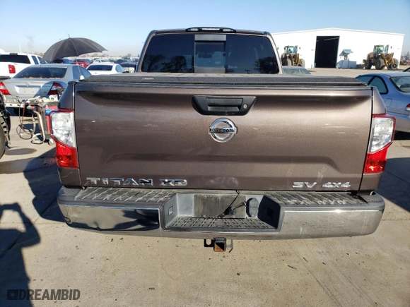 2017 Nissan Titan XD S with VIN 1N6BA1F31HN528221, listed as a Copart auction lot 83918874 with NaN miles and Salvage Title. Bid and sale history available at carsss.com. Image 6.