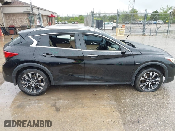 2018 Infiniti QX30 Premium with VIN SJKCH5CR3JA052230, listed as a IAAI auction lot 42299604 with 85,369 mi miles and . Bid and sale history available at DreamBid. Image 14.