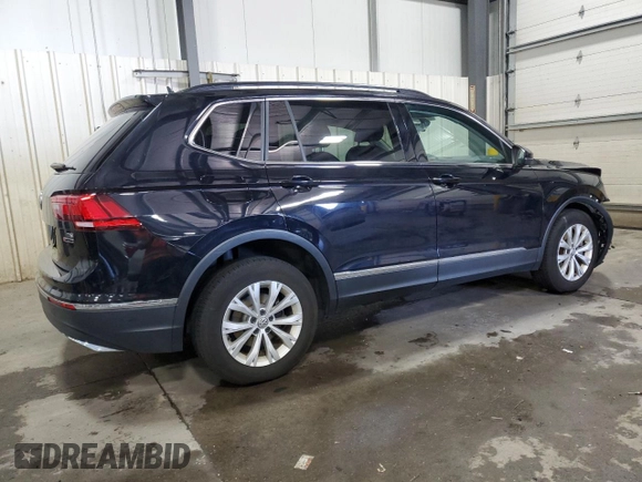2018 Volkswagen Tiguan SEL с VIN 3VV2B7AX0JM151444, выставлен на аукционе Copart как лот 55907855 с пробегом 62 491 миль миль и Списание • Salvage title. История ставок и продаж доступна на DreamBid. Изображение 3.