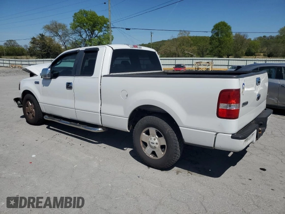 2007 Ford F-150 STX with VIN 1FTRX12W07FB65483, listed as a Copart auction lot 53343795 with 211,803 mi miles and Salvage Title. Bid and sale history available at DreamBid. Image 2.