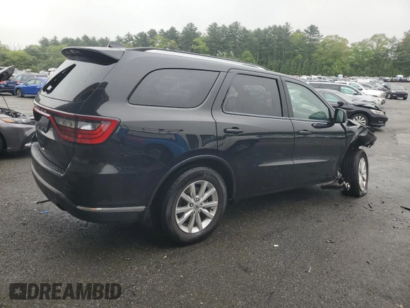 2023 Dodge Durango SXT with VIN 1C4RDHAG5PC634936, listed as a Copart auction lot 57282195 with 56,689 mi miles and Salvage title. Bid and sale history available at DreamBid. Image 3.