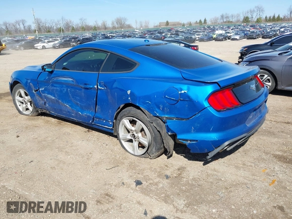 2019 Ford Mustang EcoBoost with VIN 1FA6P8TH8K5185206, listed as a IAAI auction lot 41749783 with 63,566 mi miles and . Bid and sale history available at carsss.com. Image 3.