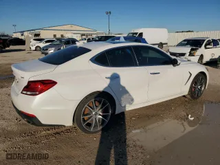 2020 Genesis G70 3.3T Advanced with VIN KMTG74LE5LU053428, listed as a Copart auction lot 82385153 with 37,199 mi miles. Bid and sale history available at carsss.com. Image 3.
