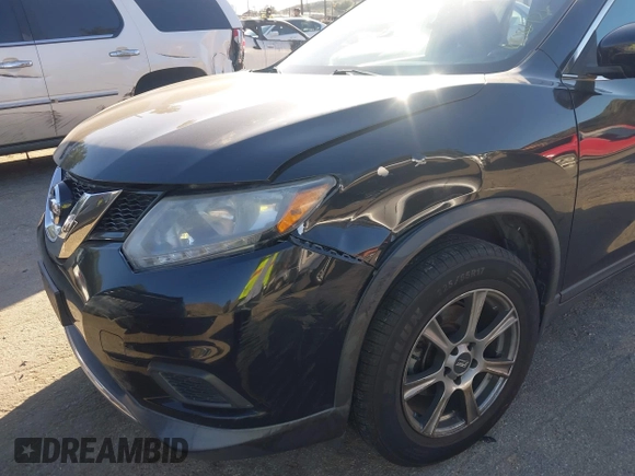 2016 Nissan Rogue SV with VIN KNMAT2MT9GP608421, listed as a IAAI auction lot 41646149 with 69,370 mi miles and . Bid and sale history available at DreamBid. Image 6.