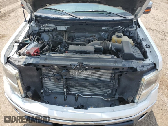 2013 Ford F-150 XL with VIN 1FTFW1EF6DKF53449, listed as a Copart auction lot 59697185 with 166,302 mi miles and Salvage title. Bid and sale history available at DreamBid. Image 11.