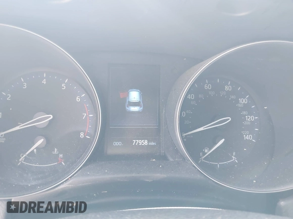 2019 Toyota C-HR XLE with VIN JTNKHMBX7K1015798, listed as a IAAI auction lot 39530918 with 77,958 mi miles. Bid and sale history available at carsss.com. Image 7.