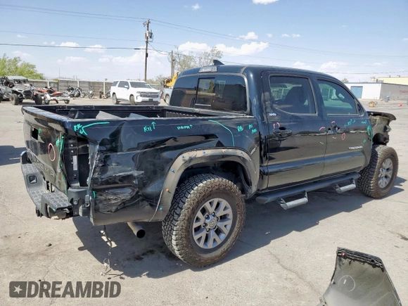 2019 Toyota Tacoma SR5 with VIN 5TFAZ5CN5KX085412, listed as a Copart auction lot 61011315 with 46,384 mi miles and Salvage title. Bid and sale history available at DreamBid. Image 3.