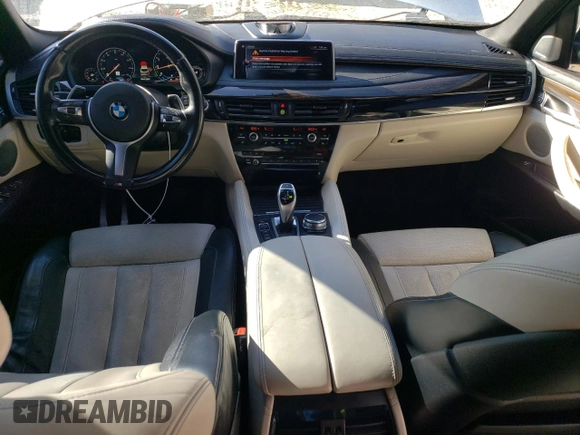 2017 BMW X6 xDrive35i with VIN 5UXKU2C33H0U28542, listed as a Copart auction lot 80585473 with 93,460 mi miles. Bid and sale history available at carsss.com. Image 8.