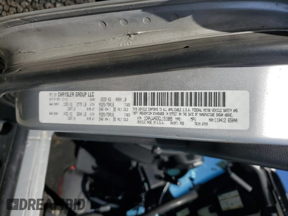 2012 Jeep Wrangler Sport z VIN 1C4AJWAG3CL151885, wystawiony jako Copart lot #51682175 z przebiegiem 111 544 mil mil oraz Szkoda całkowita • Salvage title. Historia ofert i sprzedaży dostępna na DreamBid. Obrazek 15.