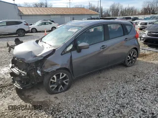 2017 Nissan Note SV with VIN 3N1CE2CP7HL375372, listed as a Copart auction lot 85802014 with Not Provided miles and Salvage Title. Bid and sale history available at DreamBid. Image 1.