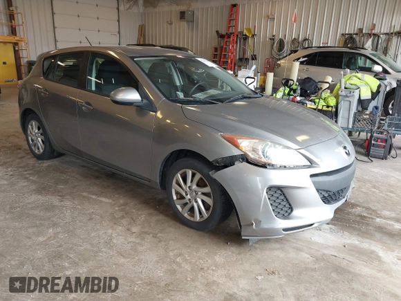 2012 Mazda 3 i Touring with VIN JM1BL1L78C1694479, listed as a IAAI auction lot 42263730 with 103,025 mi miles and . Bid and sale history available at DreamBid. Image 1.