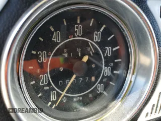 1969 Volkswagen Beetle with VIN 1191032049, listed as a Copart auction lot 55768275 with 6,077 mi miles and Salvage Title. Bid and sale history available at DreamBid. Image 9.