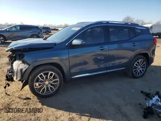 2024 GMC Terrain Denali with VIN 3GKALXEG9RL387212, listed as a Copart auction lot 50353015 with 2,064 mi miles and Salvage title. Bid and sale history available at DreamBid. Image 1.