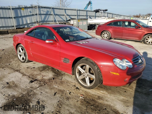 2005 Mercedes-Benz SL 500 z VIN WDBSK75F75F094745, wystawiony jako Copart lot #43600645 z przebiegiem Nie podano mil oraz Szkoda całkowita • Salvage title. Historia ofert i sprzedaży dostępna na DreamBid. Obrazek 4.