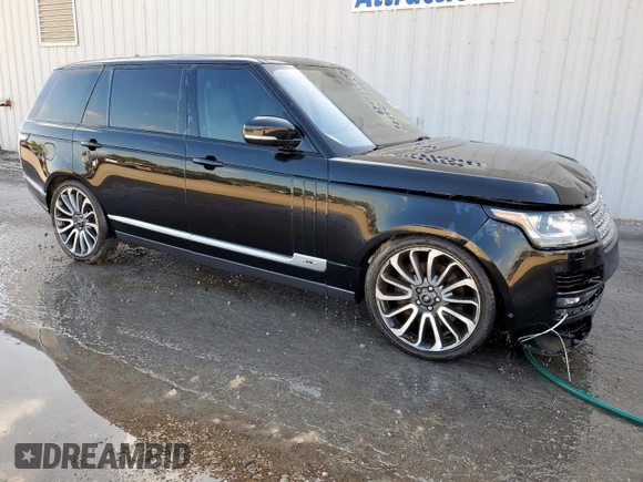 2016 Land Rover Range Rover Supercharged z VIN SALGS3EF1GA258581, wystawiony jako Copart lot #62299995 z przebiegiem 164 419 mil mil oraz Szkoda całkowita • Salvage title. Historia ofert i sprzedaży dostępna na DreamBid. Obrazek 4.