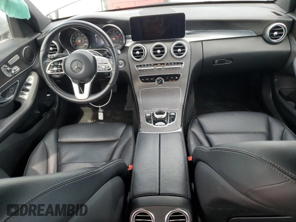 2020 Mercedes-Benz C with VIN 55SWF8DB8LU324935, listed as a Copart auction lot 50779315 with 104,332 mi miles and Clean Title. Bid and sale history available at carsss.com. Image 8.