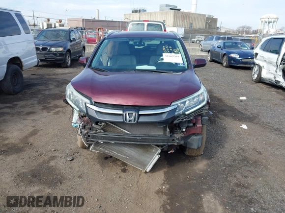2015 Honda CR-V EX-L with VIN 2HKRM4H71FH662945, listed as a IAAI auction lot 41665393 with 123,278 mi miles. Bid and sale history available at carsss.com. Image 12.